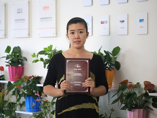 祝贺派多格学员冯女士在通化开店